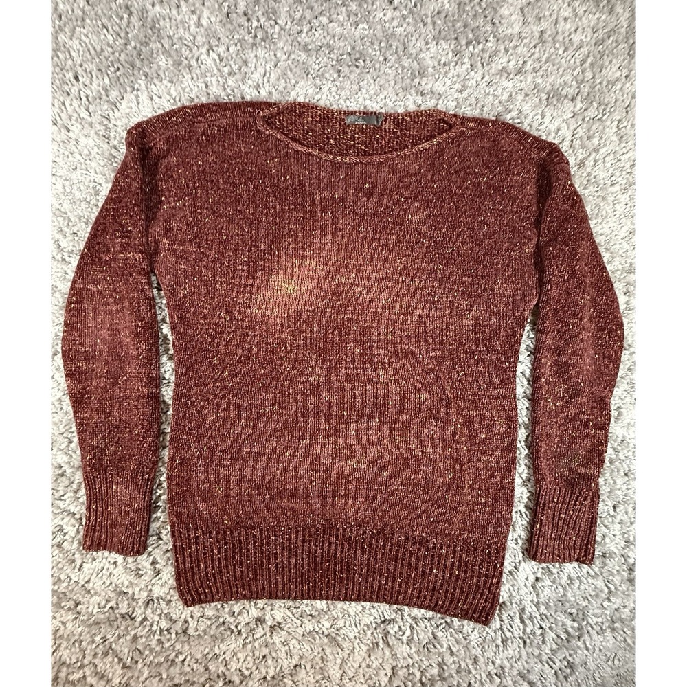 Prana Sweater Women's Large Cypris Pullover‎ Chenille Marled Speckle Stretch